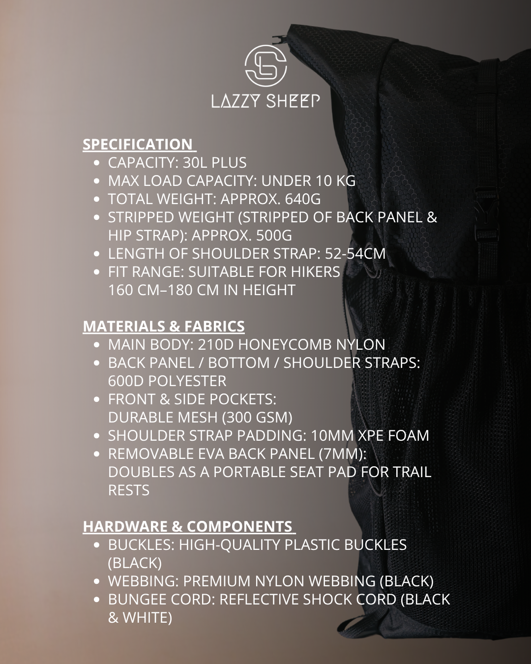 ULTRALIGHT BACKPACK - SKYTOPIA 30L PLUS